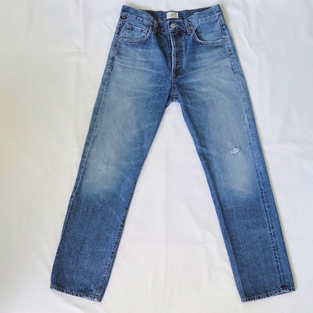 Citizens of Humanity Premium Denim Jeans Size 25 Emery Long Mid Rise 100% Cotton